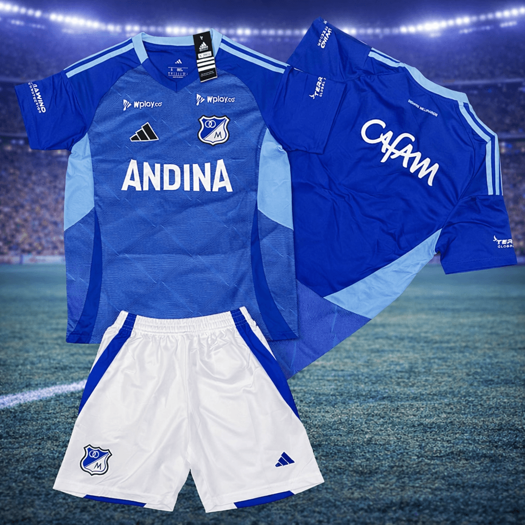 Conjunto Local Millonarios FC 2024 – Adulto