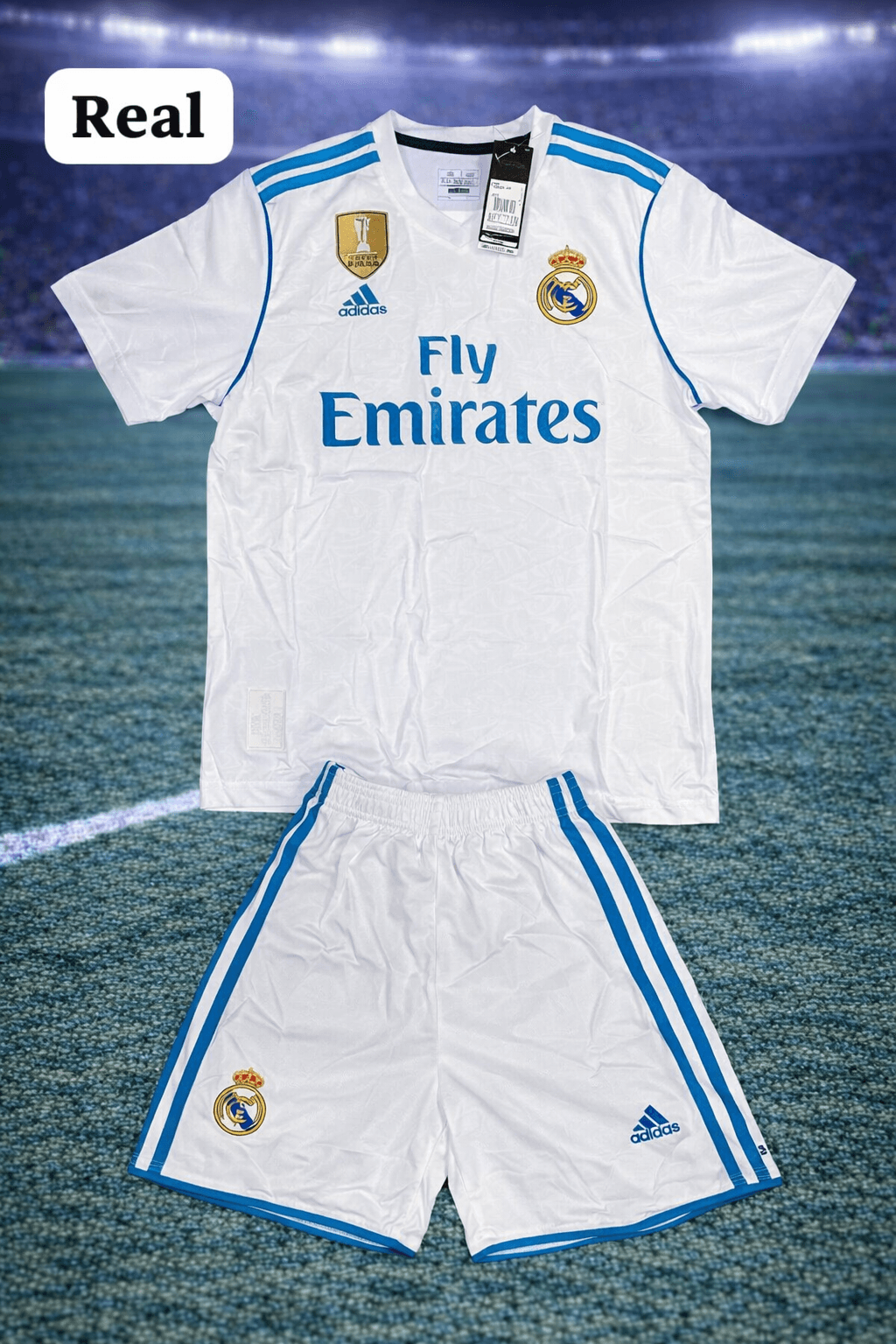 Conjunto Europeo Real Madrid Blanco – Adulto