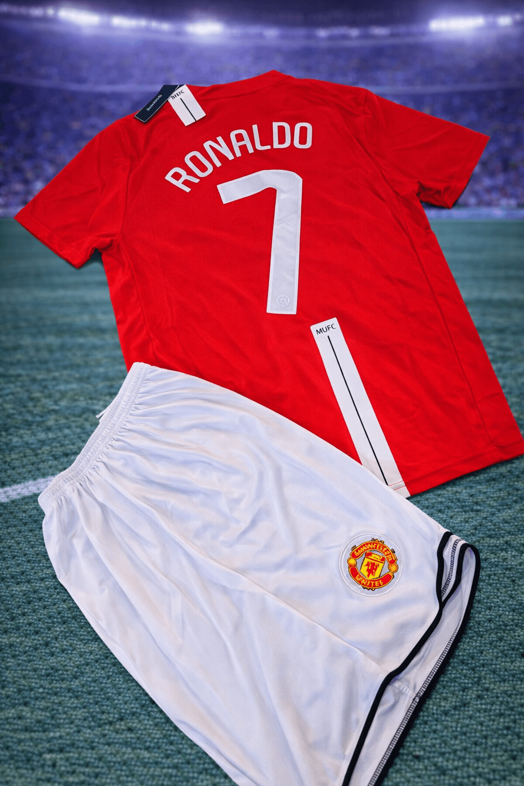 Conjunto Retro Europeo Manchester United – Adulto