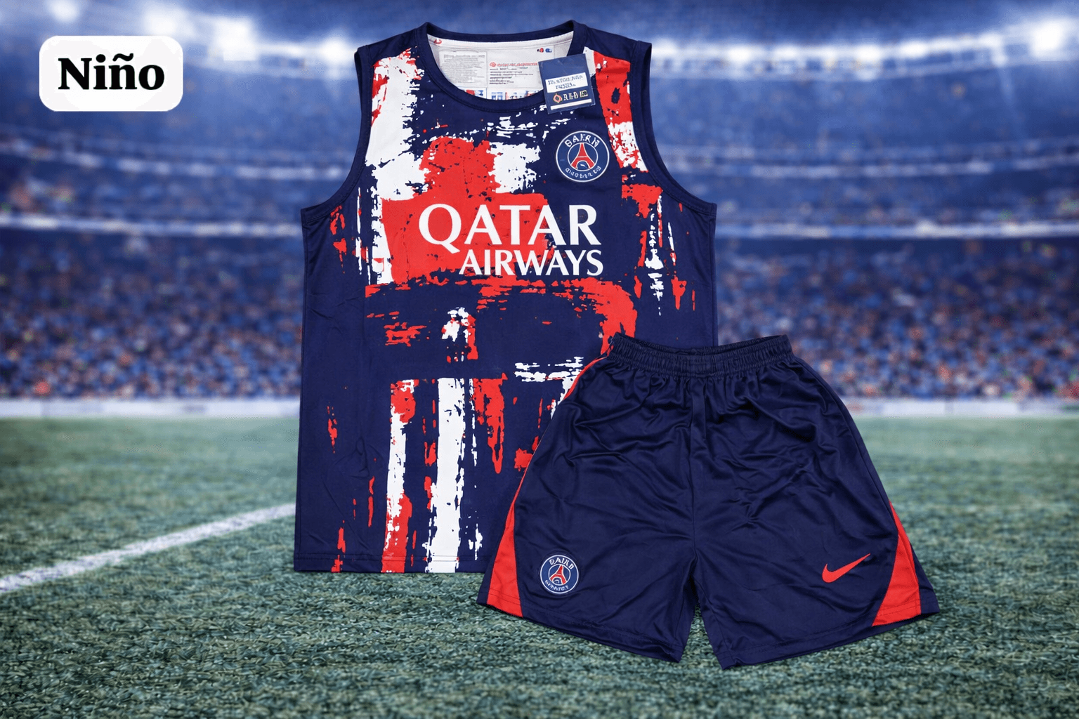 Conjunto Retro Europeo PSG – Niño