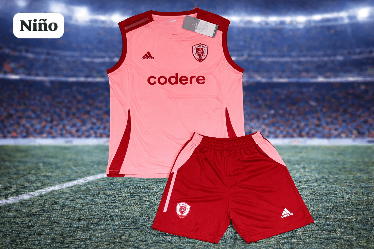 Conjunto Retro Europeo River Plate Ro – Niño