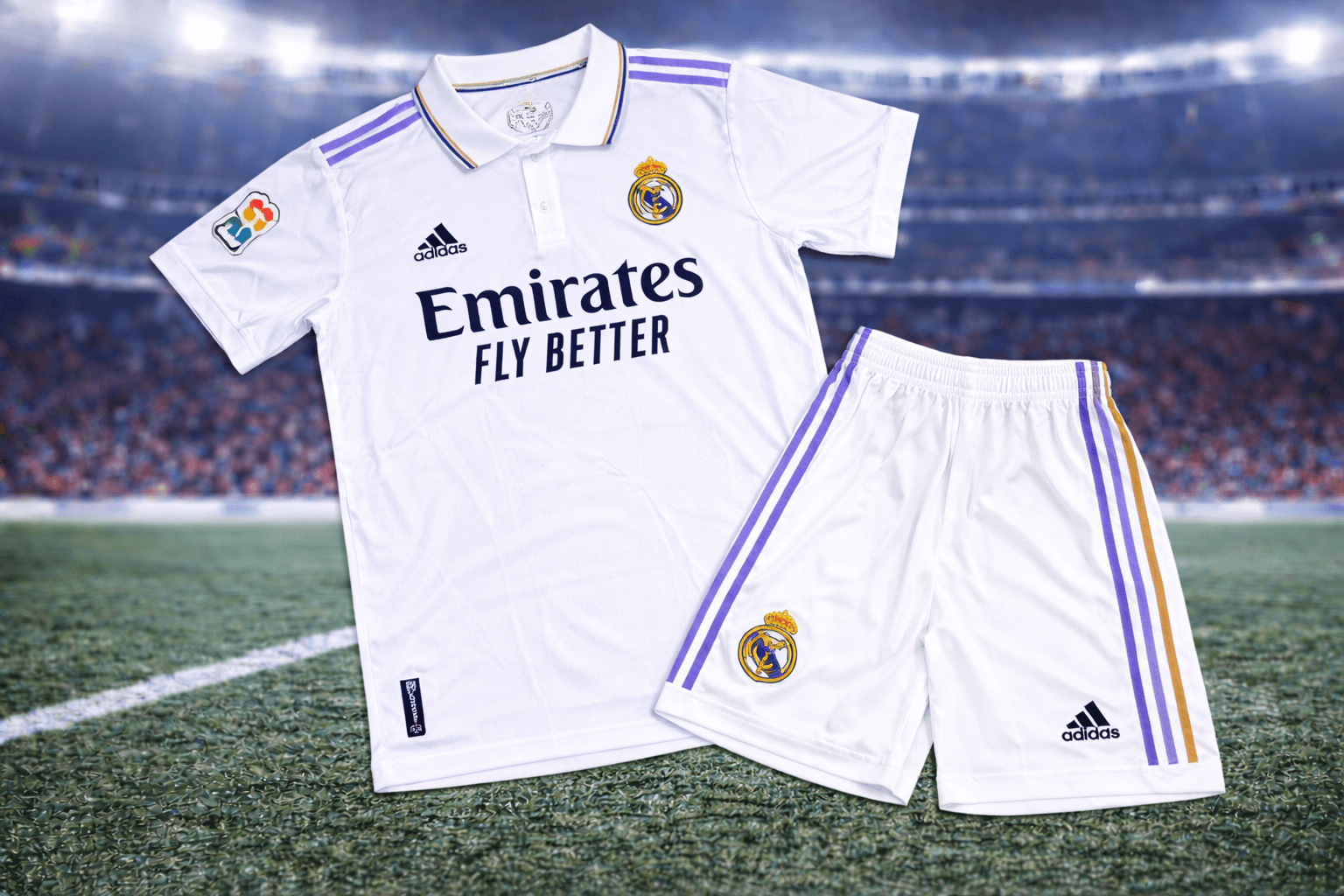 Conjunto Europeo Real Madrid Clásico Polo – Adulto